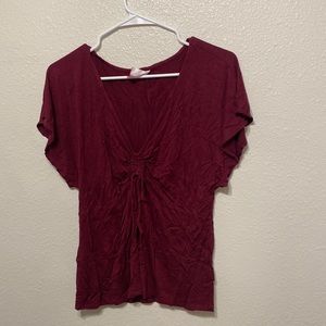 Red women’s blouse